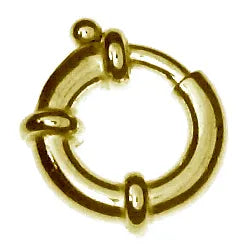 9ct Gold Jumbo Bolt Ring 12mm