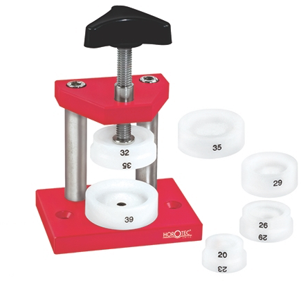 Horotec Case Press for Snap-On Backs – Includes 6 Snap-On Dies (MSA07.111)