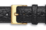 Crocodile Grain Calf Leather Watch Straps