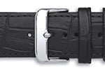 Crocodile Grain Calf Leather Unpadded Watch Straps