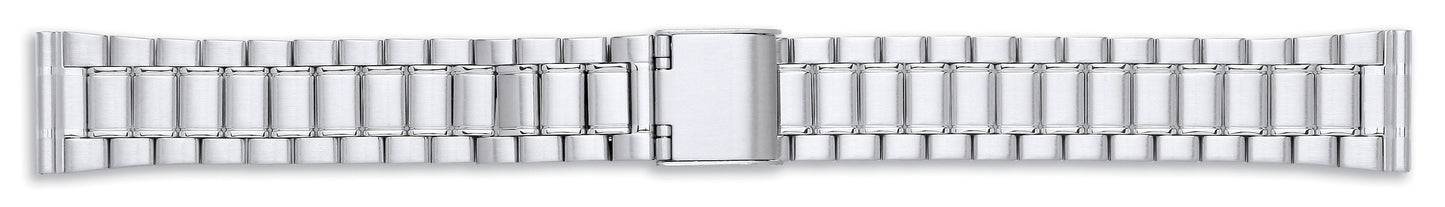 Gents Stainless Steel Centre Opening Bracelet 18-20mm