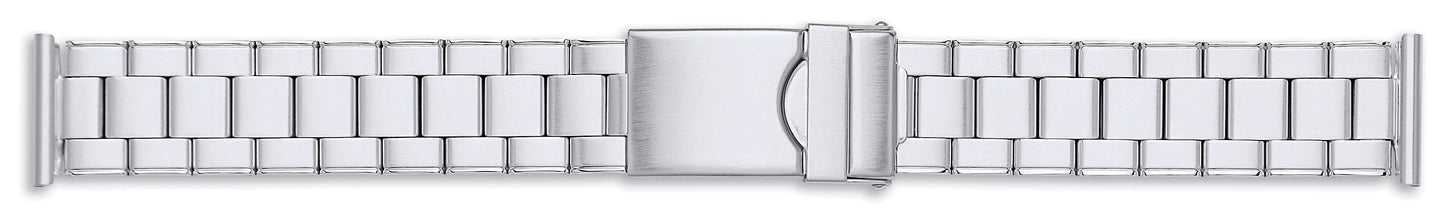 Gents Centre Fold Bracelet With Lock 18-20mm