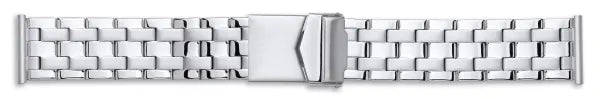 Gents Semi Solid Centre Fold Bracelet With Lock