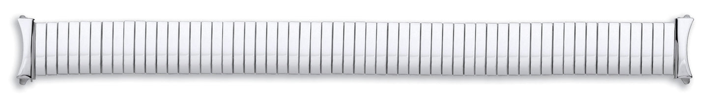 Ladies Stainless Steel Curved End Expander Bracelet
