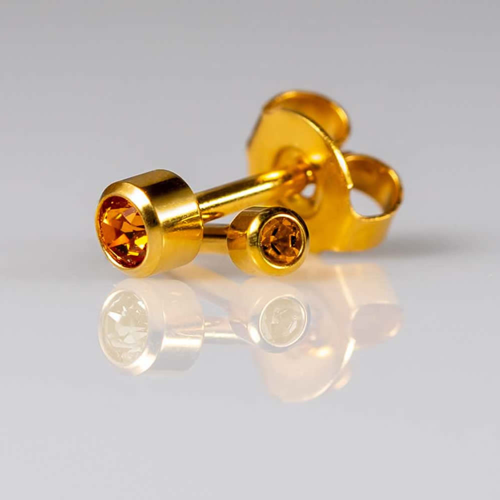 Caflon Mini 24ct Gold Plated Topaz (November)