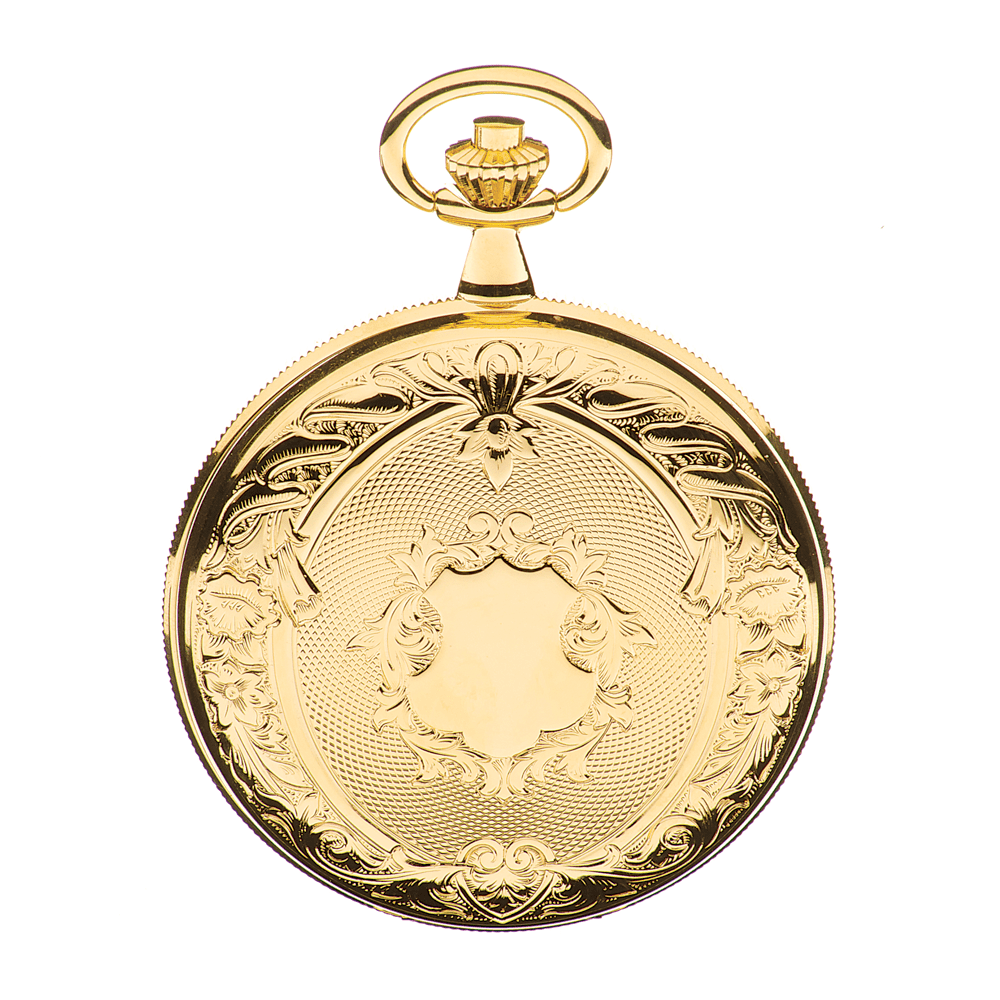 Double Hunter G251 PM Skeleton Pocket Watch