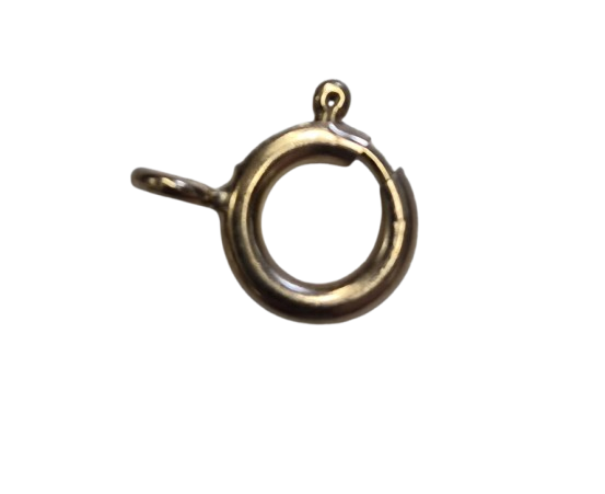 9ct Rose Gold Bolt Ring 6mm Open