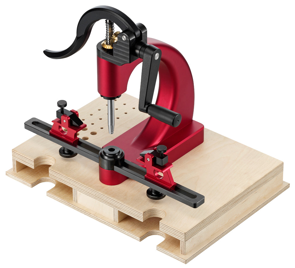 KWM Wooden Work Base for Press-In Tool and Accessories