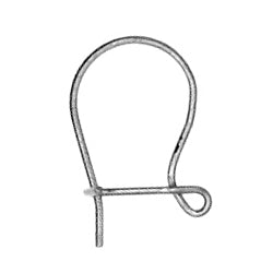 No Bead & Twist 15mm Earring Wire