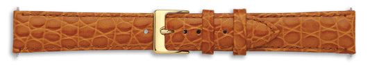 Crocodile Grain Calf Leather Watch Straps