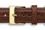 Lizard Grain Calf Leather Watch Straps