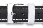 Genoa Padded Calf Leather Colour Contrast Watch Straps