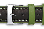 Genoa Padded Calf Leather Colour Contrast Watch Straps