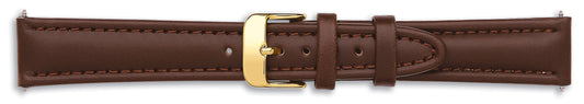 Sabre Calf Leather Heavy Smooth Padded Watch Straps