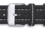 Garda Contrast Stitch Matt Calf Leather Watch Straps