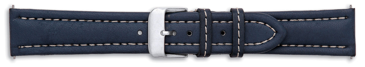 Garda Contrast Stitch Matt Calf Leather Watch Straps