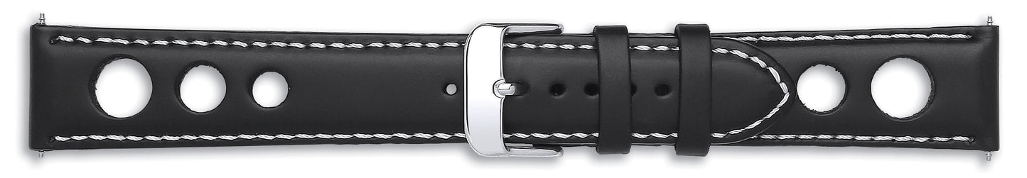 Goodwood Oiled Leather Contrast Stitch Watch Straps