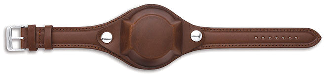 Capped Leather Military Strap Nubuck Back Watch Straps