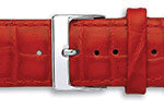 Crocodile Grain Calf Leather Watch Straps