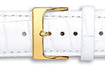 Crocodile Grain Calf Leather Watch Straps
