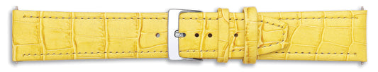 Crocodile Grain Calf Leather Watch Straps