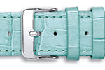 Crocodile Grain Calf Leather Unpadded Watch Straps
