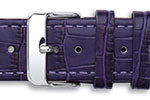 Crocodile Grain Calf Leather Unpadded Watch Straps