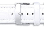 Crocodile Grain Calf Leather Unpadded Watch Straps