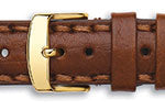 Napoli Heavy Padded Stitched Italian Hide Nubuck Back Watch Straps
