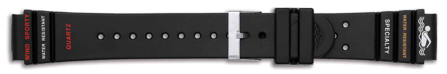 Resin Medium Grade Diver Printed Watch Strap