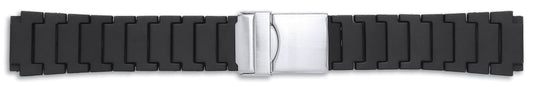 PU Diver with Deployment Clasp Watch Strap
