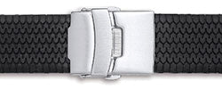 Silicon Rubber Tyre Tread Centre Clasp Diver Watch Straps