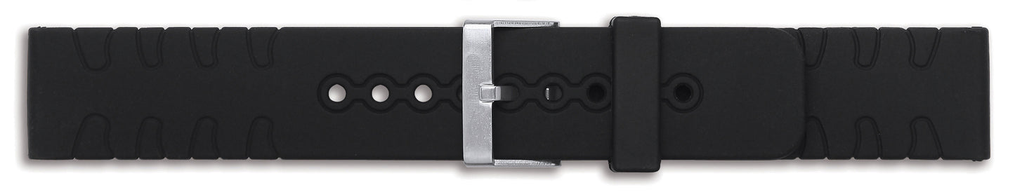 PU Non Tapered Diver Non Crack Watch Strap