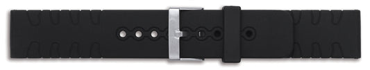 PU Non Tapered Diver Non Crack Watch Strap