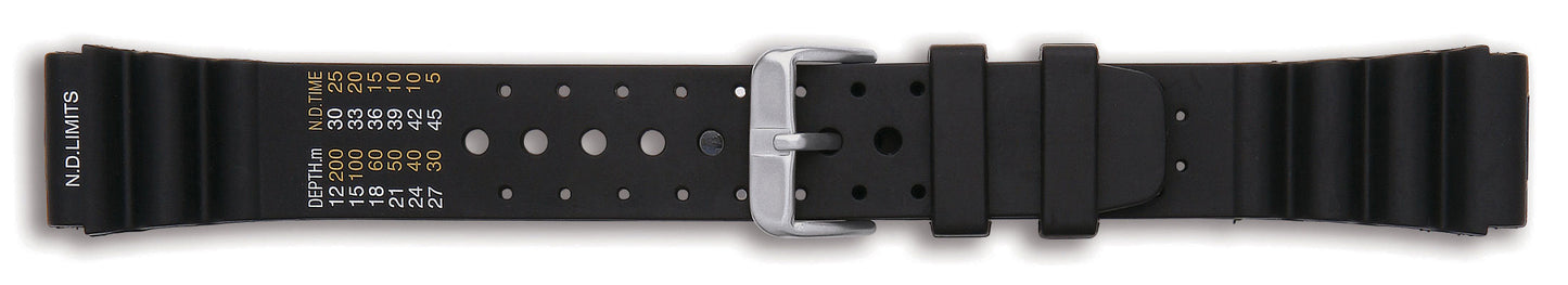 PU Printed ND Limits Diver Watch Strap