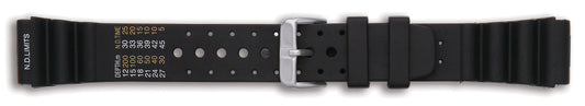 PU Printed ND Limits Diver Watch Strap
