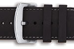 Silicon Smooth Diver Contrast Stitch Watch Strap