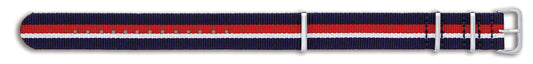 Military Nato Style 5 Stripe Web Nylon Watch Straps