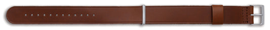 Military Nato Style Oiled Leather Watch Strap