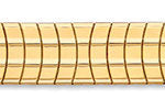 Gents Gold Plate Expanding Flex Bracelet 16-22mm