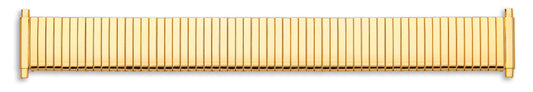 Gents Gold Plate Expanding Slim Flex Bracelet 18-22mm