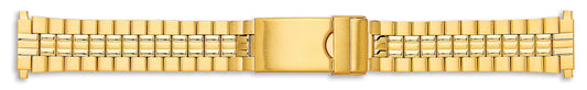 Gents Centre Fold Bracelet With Lock 18-22mm