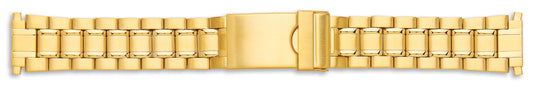 Gents Centre Fold Bracelet With Lock 18-22mm