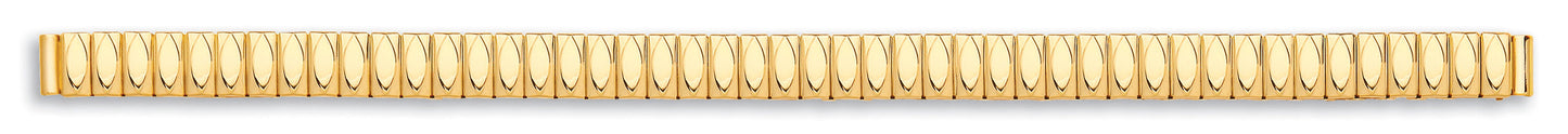Ladies Gold Plate Flex Expander Bracelet