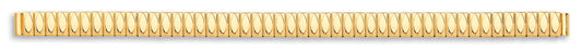 Ladies Gold Plate Flex Expander Bracelet