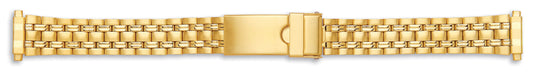 Ladies Centre Folding Clasp With Lock Bracelet 12-15mm