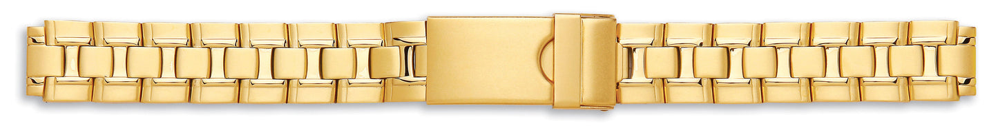 Ladies Centre Folding Clasp With Lock Bracelet 12mm