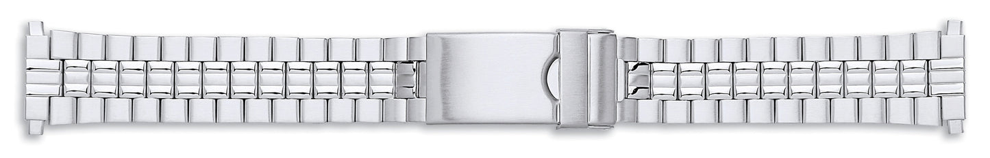 Gents Centre Fold Bracelet With Lock 18-22mm