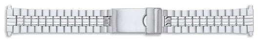 Gents Centre Fold Bracelet With Lock 18-22mm