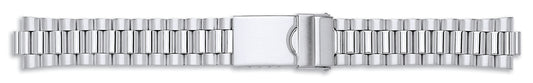Gents Centre Fold Bracelet With Lock 18-20mm